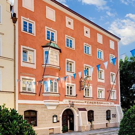 Altstadt- Und Businesshotel Pfaubraeu - Brauereigasthof - Fruehstuecksbuffet - Kostenfreie Radgarage - Hunde Willkommen Trostberg an der Alz Exterior foto